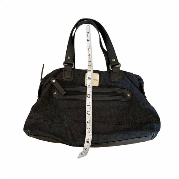 CALVIN KLEIN Black Fabric Small Zip Shoulder Bag - Picture 7 of 8